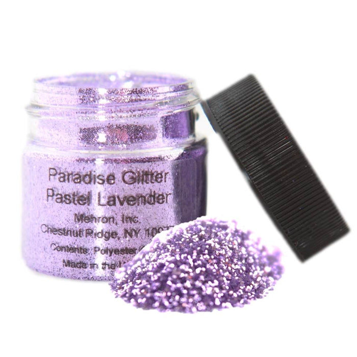 Face Paint Glitter Jar - Paradise  By Mehron - Opaque Pastel Lavender - 7gr
