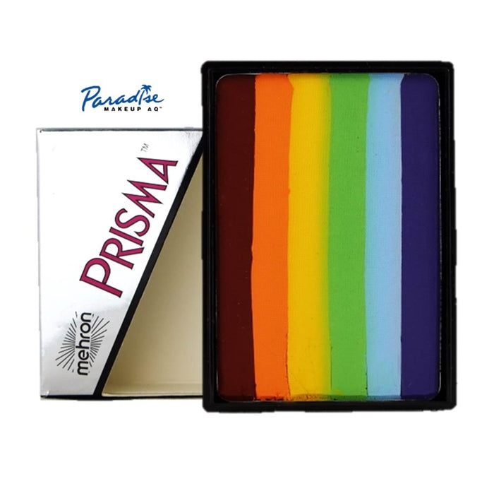 Paradise PRISMA Rainbow Face Paint Cake By Mehron | Arc-En-Ciel  50gr