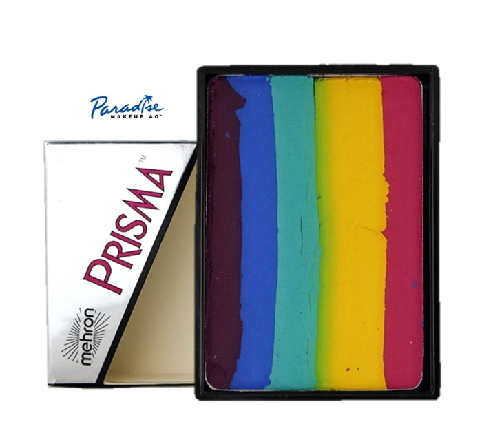 Paradise PRISMA Rainbow Face Paint Cake By Mehron | Flash 50gr