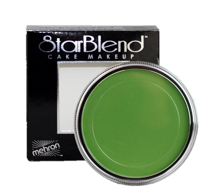 Starblend Powder Face Paint - Green - 56g | Mehron — Jest Paint Face Store