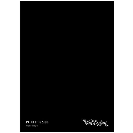 WABBY FUN | Face Painting Practice Board - A4 - Solid Black