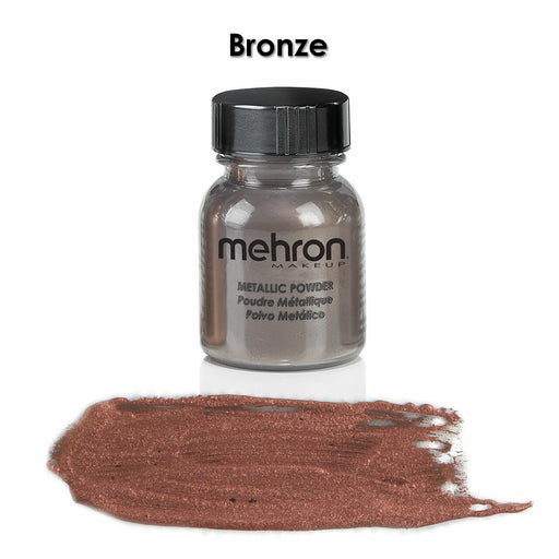 Mehron | Metallic Face Painting  Powder  - Bronze - 0.75 oz - While Supplies Last!