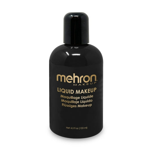 Mehron Water Based Liquid Makeup - Black - 4.5 oz