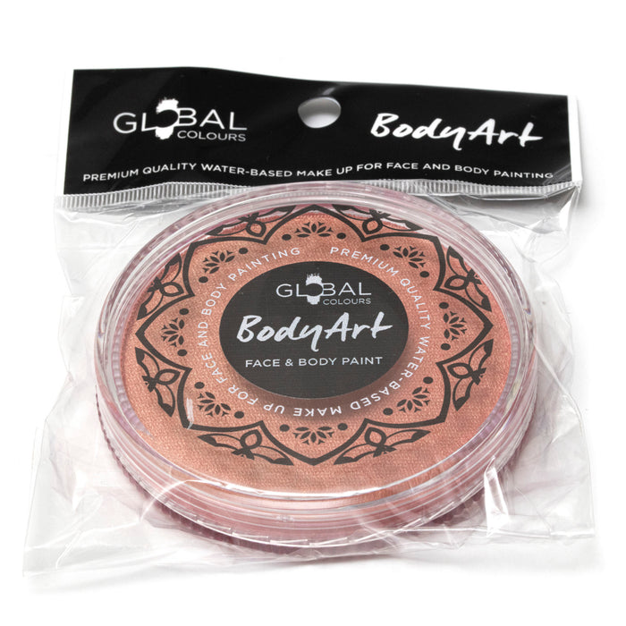 Global Body Art Face Paint - NEW  Metallic Rose Gold  32gr