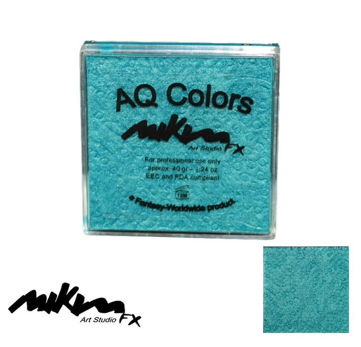 MiKim FX Face Paint | Special (Pearl) - DISCONTINUED - Turquoise S15 (40gr)