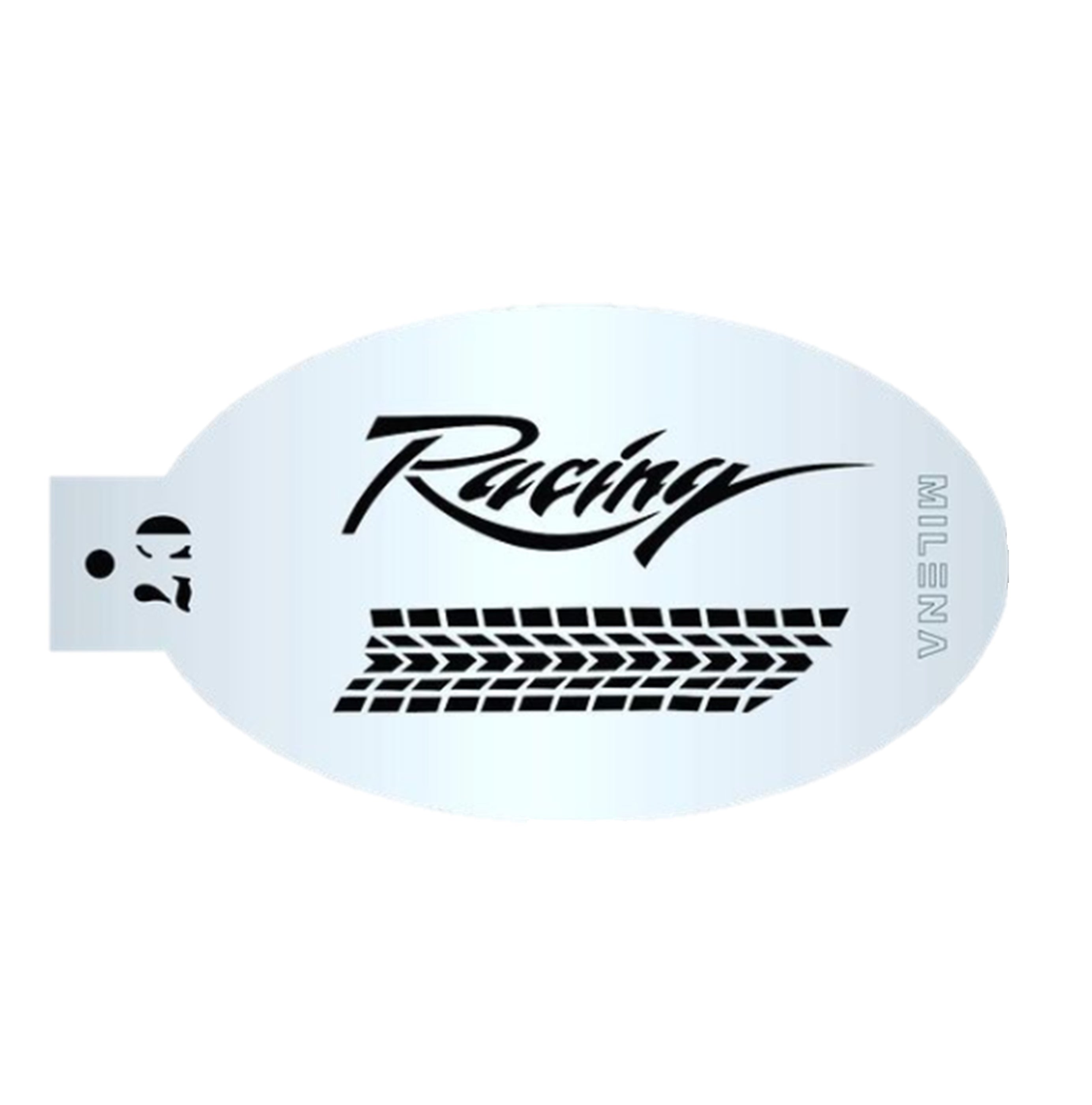 MILENA STENCILS | Face Painting Stencil - (Racing w/ Tracks) C7 — Jest ...