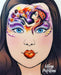 MILENA STENCILS | Face Painting Stencil -  (Sweet Face Making Wish Set )  D12