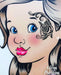 MILENA STENCILS | Face Painting Stencil -  (Tattoo Rose)  F2