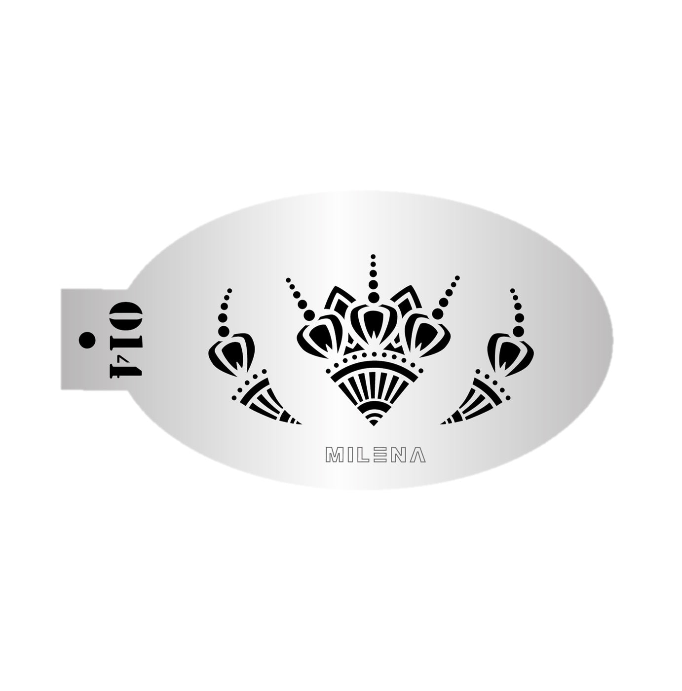 MILENA STENCILS Face Painting Stencil (Henna Beauty) O14 — Jest