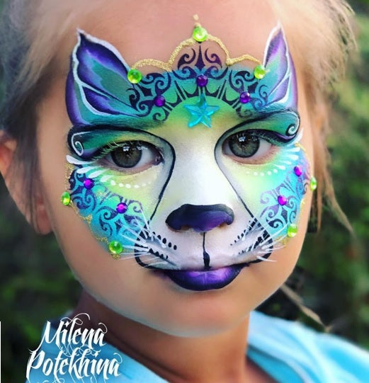 10 Grid Body Paint Facepaint Makeup Kit Face Painting Kit Washable