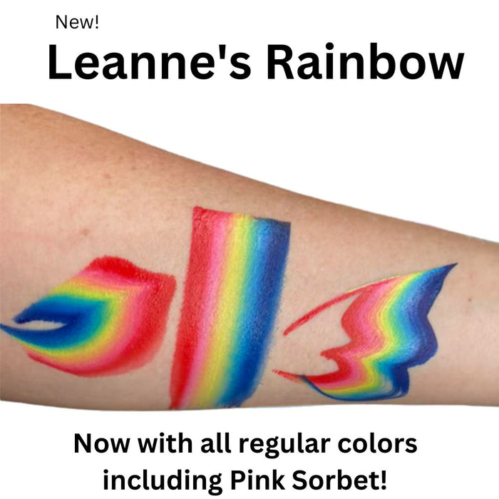 Fusion Body Face Paint - Split Cake | NEW! Leanne's Rainbow by Leanne Courtney 30gr