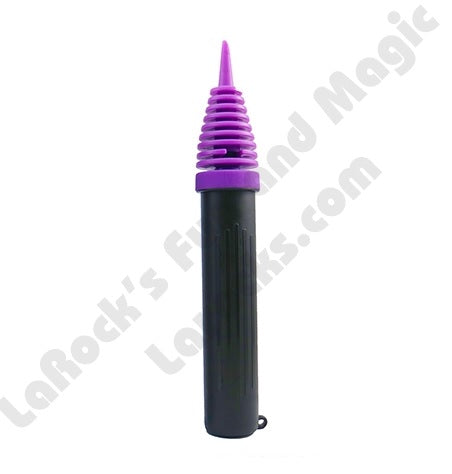 Qualatex | Balloon Pump for 160 Qs - Pocket Pump w/ Purple Top - B111