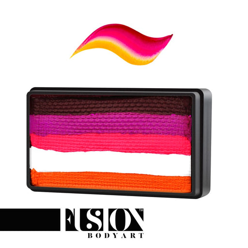 Fusion Body Art & FX Neon - Split Cake | Leanne's Berry Pretty 30gr (SFX - Non Cosmetic) - DISCONTINUED