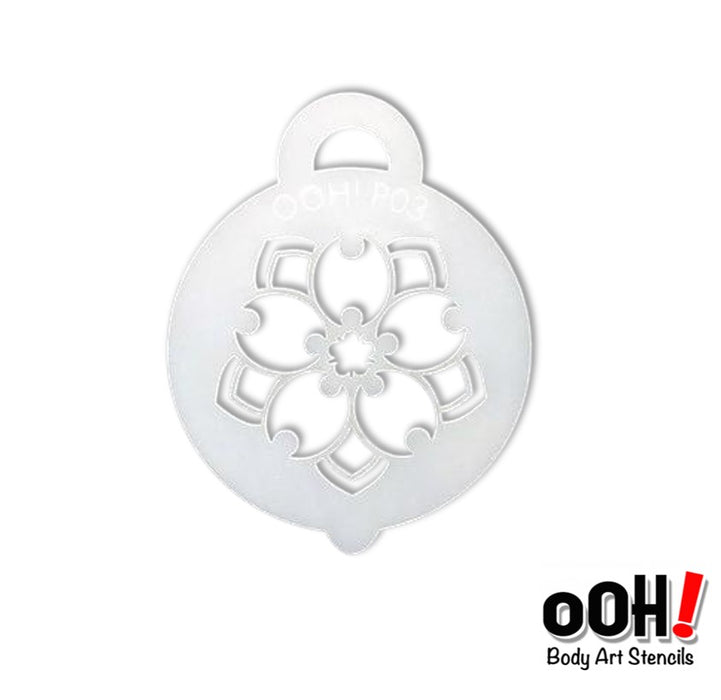 Ooh! Face Painting Stencil | Bellflower Discontinued (P03)