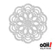 Ooh! Face Painting Stencil | Flower Mandala Sphere (S14-1)