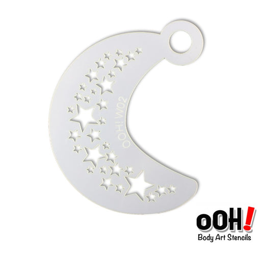 Ooh! Face Painting Stencil | Star Wrap (W02)