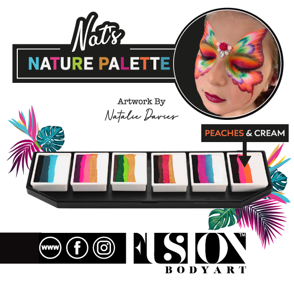 The Nathalie FAB 6 Color Face Paint Kit