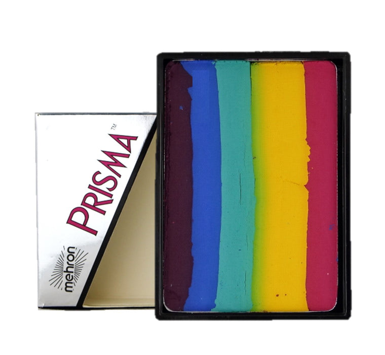 Paradise PRISMA Rainbow Face Paint Cake By Mehron | Flash 50gr