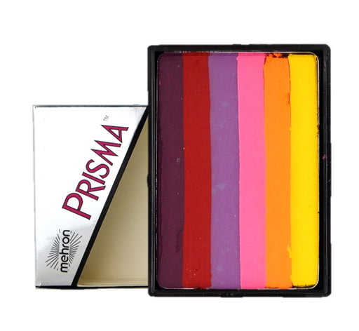 Paradise PRISMA Rainbow Face Paint Cake By Mehron | Sunset 50gr
