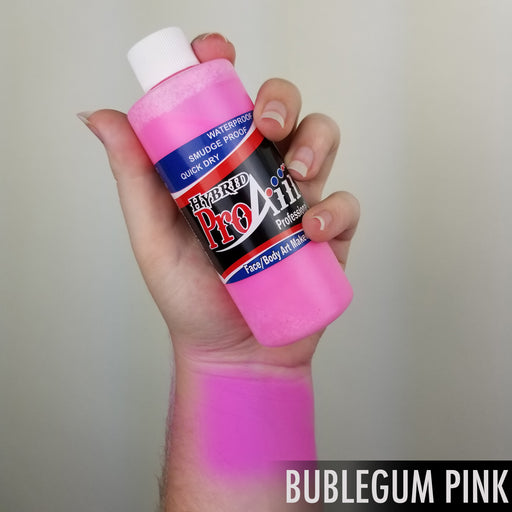 ProAiir Alcohol Based Hybrid Airbrush Body Paint 4oz - Bubble Gum Pink
