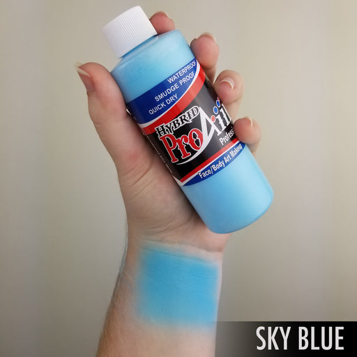 ProAiir Alcohol Based Hybrid Airbrush Body Paint 4oz - Sky Blue - DISCONTINUE