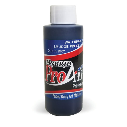 ProAiir Alcohol Based Hybrid Airbrush Body Paint 4oz - Blue Tinted TATTOO PRO Black