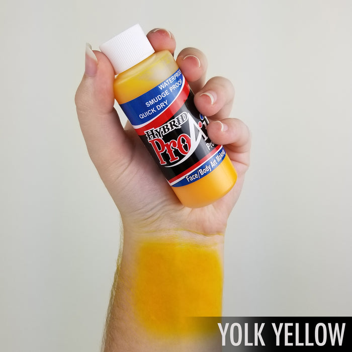 ProAiir Alcohol Based Hybrid Airbrush Body Paint 2oz - Yolk Yellow