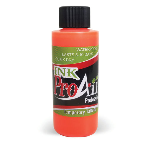 ProAiir INK Alcohol-Based Airbrush Paint 2oz - Flo Orange (SFX - Non Cosmetic)