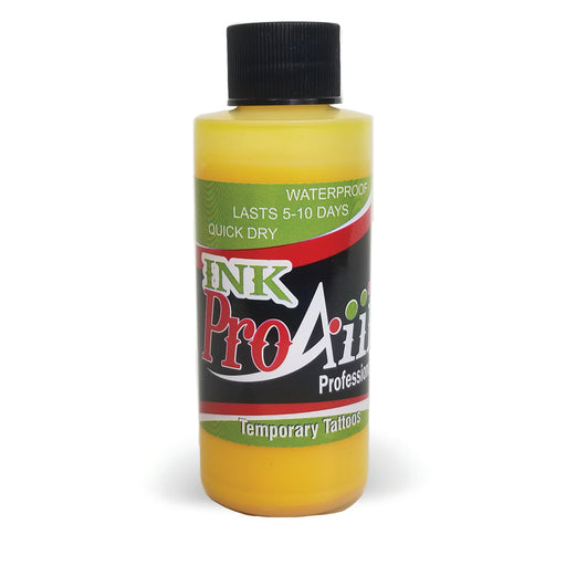 ProAiir INK Alcohol-Based Airbrush Body Paint 2oz - Yellow