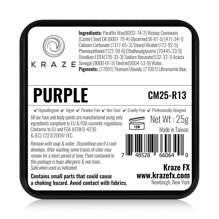 Kraze FX Face and Body Paints | Purple 25gr