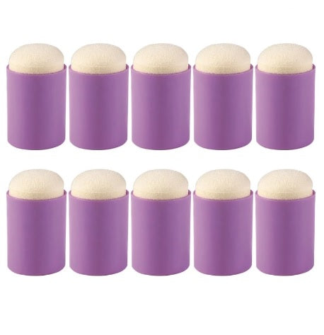 Compre Esponja para Pintura Facial Finger Dauber - 10 Unidades - ROXO ...