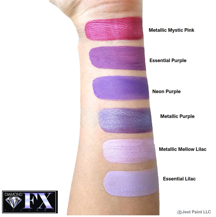 Diamond FX Face Paint - Metallic Purple 30gr