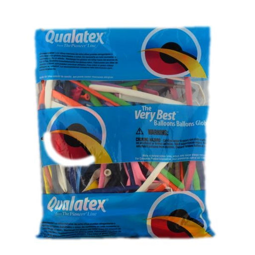 Qualatex Balloons - 260Q CLASSIC Assortment - 100ct