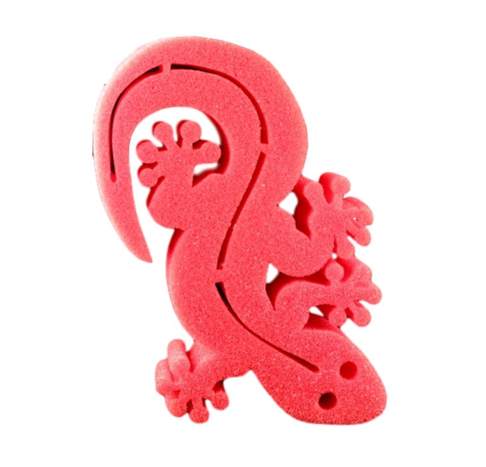 Gecko Face Painting Brush Holder - Red