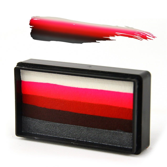 Silly Farm Paint Arty Brush Cake 28gr - Tattoo Rose (Red Gradient) #33 (SFX - Non Cosmetic)