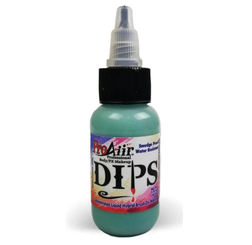 DIPS Water Proof Face Paint Teal 1fl oz — Jest Paint Face Paint Store