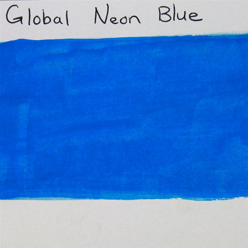 Global Body Art Face Paint - Neon Blue 32gr SWATCH