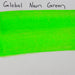 Global Body Art Face Paint - Neon Green 32gr SWATCH