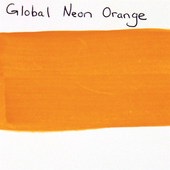 Global Body Art Face Paint - Neon Orange 32gr SWATCH