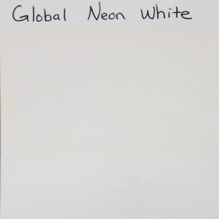 Global Body Art Face Paint - Neon White (Clear) 32gr SWATCH