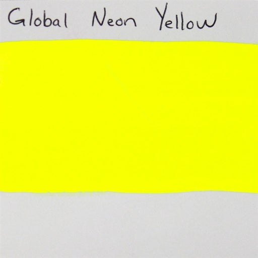 Global Body Art Face Paint - Neon Yellow 32gr SWATCH
