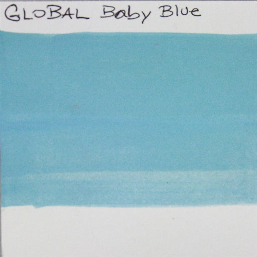 Global Body Art Face Paint - Standard Baby Blue 32gr SWATCH