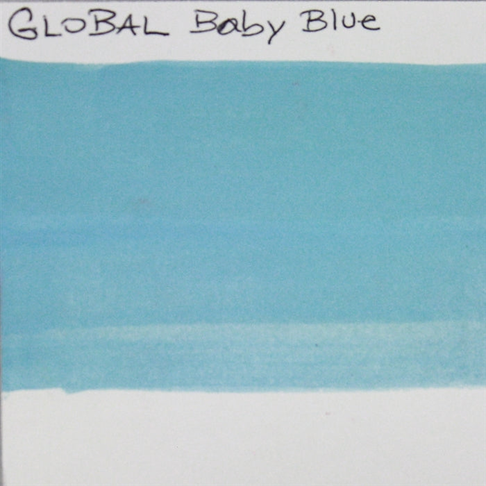 Global Body Art Face Paint - Standard Baby Blue 32gr SWATCH