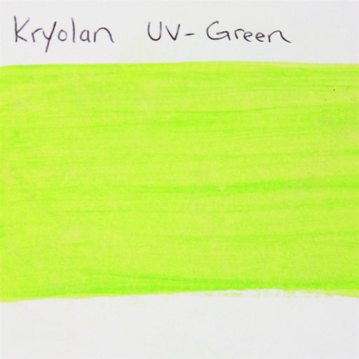 Kryolan Aquacolor - UV Green - 30ml SWATCH