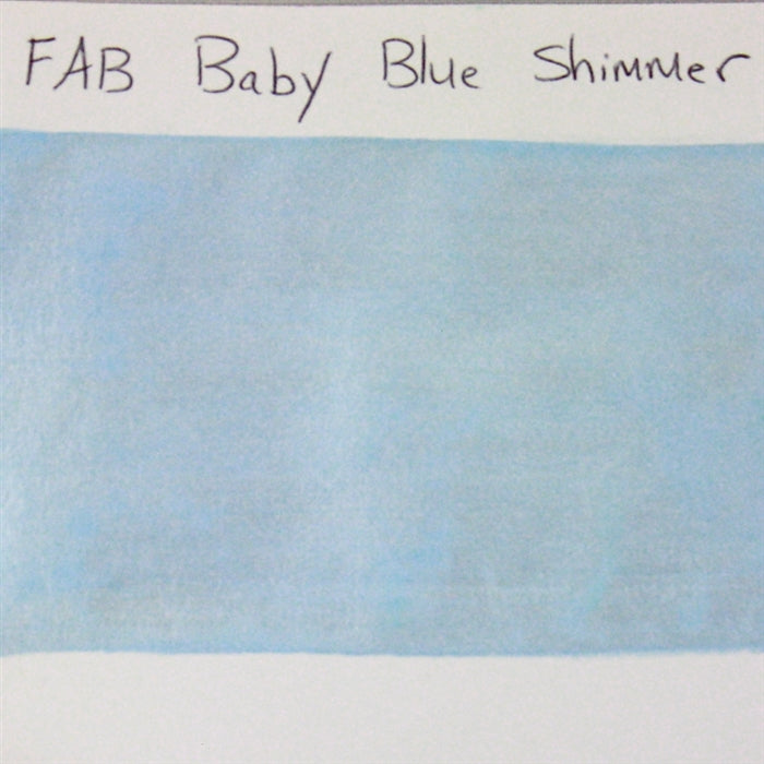 FAB - Pearl Baby Blue Shimmer 45gr #063 SWATCH