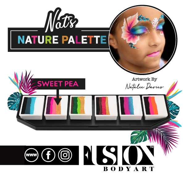 Fusion Body Art and FX |  Natalee Davies Palette | Nature (SFX - Non Cosmetic)