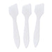 Spatula Applicators for Chunky Glitters - Short Angled Clear Frosted -  Set of 3