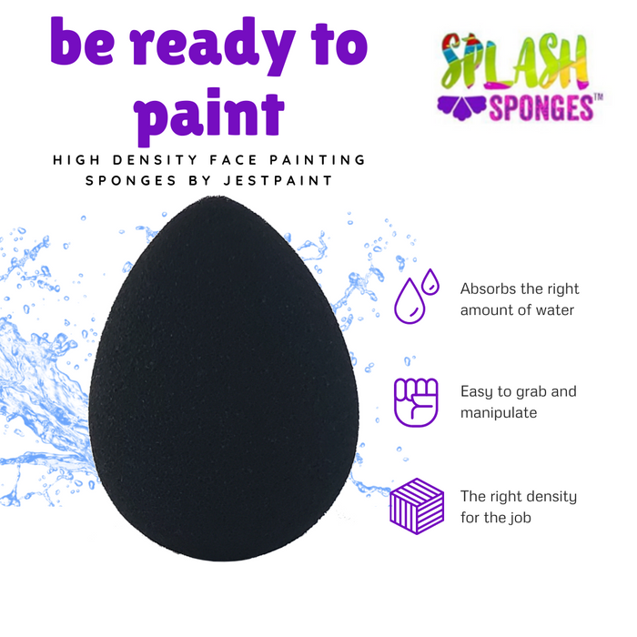 WING Splash Face Painting Sponge by Jest Paint - single