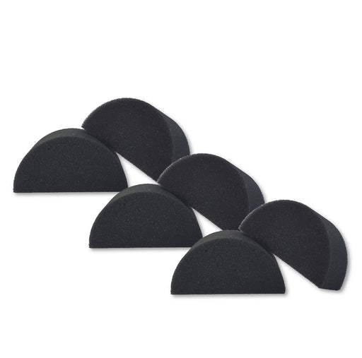10Pcs Face Paint Sponges Painting Sponge High Density Face Painting  Supplies for Art Work and Body Painting Tear Drop (Black)