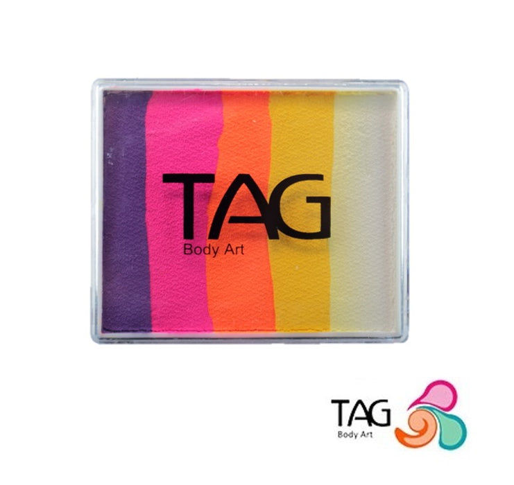 TAG Face Paint 50g Pearl Lilac and Purple Split Cake - Midwest Fun